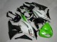 Grün Schwarz Weiß 25 2009-2012 ZX6R Motorrad Verkleidung Grün Schwarz Weiß 25 2009-2012 ZX6R Motorrad Verkleidung