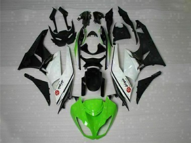 Grün Schwarz Weiß 25 2009-2012 ZX6R Motorrad Verkleidung