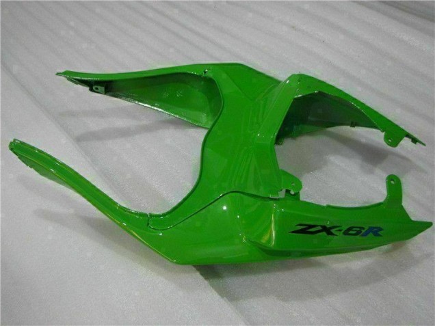 Grün Schwarzer LeoVince 2009-2012 ZX6R Motorrad Verkleidung Grün Schwarzer LeoVince 2009-2012 ZX6R Motorrad Verkleidung