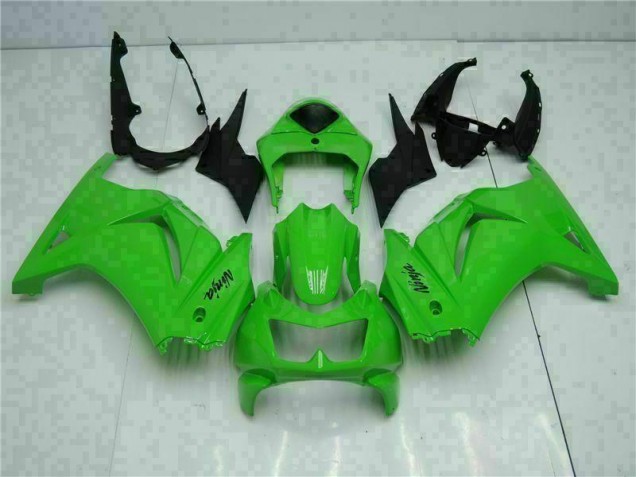 Grün Schwarzer Ninja 2008-2012 EX250 Motorrad Verkleidung Komplett Sets Grün Schwarzer Ninja 2008-2012 EX250 Motorrad Verkleidung Komplett Sets