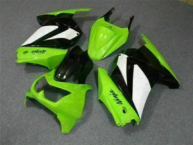 Grün Schwarzer Ninja 2008-2012 EX250 Motorrad Verkleidung Grün Schwarzer Ninja 2008-2012 EX250 Motorrad Verkleidung