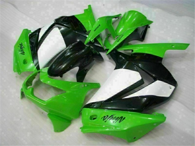 Grün Schwarzer Ninja 2008-2012 EX250 Motorrad Vollverkleidung Grün Schwarzer Ninja 2008-2012 EX250 Motorrad Vollverkleidung