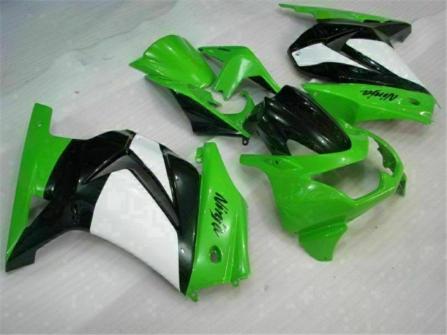 Grün Schwarzer Ninja 2008-2012 EX250 Motorrad Vollverkleidung & Plastik Grün Schwarzer Ninja 2008-2012 EX250 Motorrad Vollverkleidung & Plastik