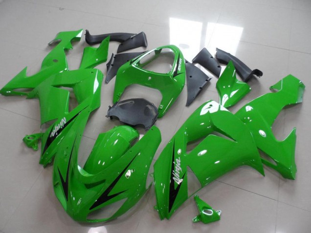 Grün Schwarzer Pfeil 2006-2007 ZX10R Motorrad Verkleidung Grün Schwarzer Pfeil 2006-2007 ZX10R Motorrad Verkleidung