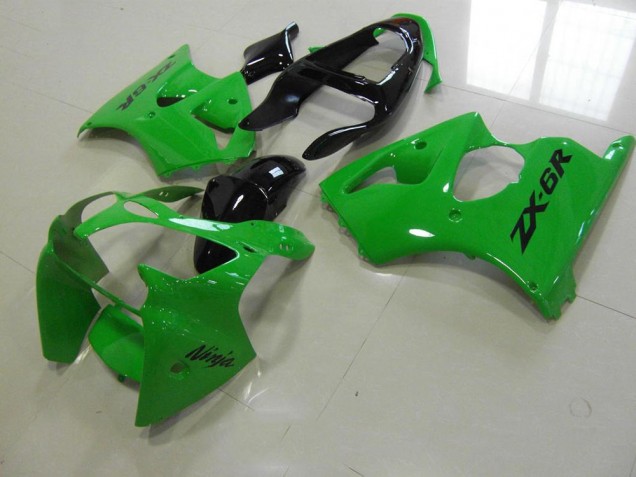 Grün Schwarzer Schwanz 2000-2002 ZX6R Motorrad Verkleidung Grün Schwarzer Schwanz 2000-2002 ZX6R Motorrad Verkleidung