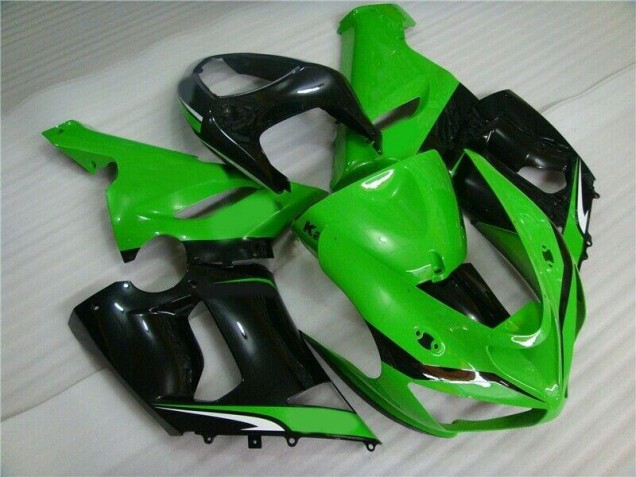 Grün Weiß Schwarz 2005-2006 ZX6R Motorrad Verkleidung Grün Weiß Schwarz 2005-2006 ZX6R Motorrad Verkleidung