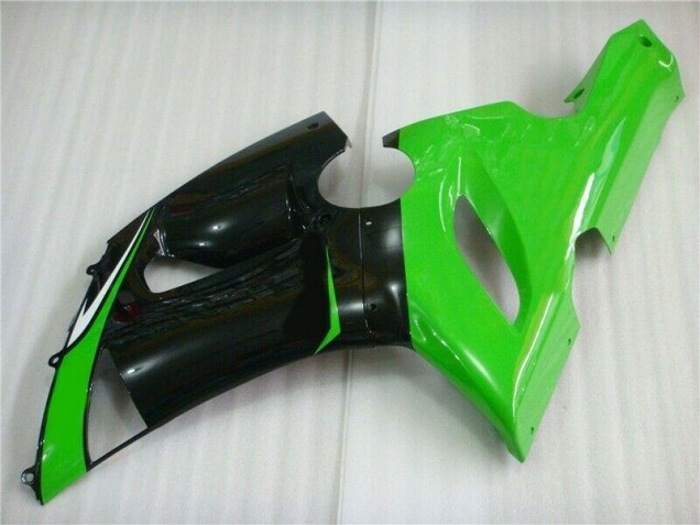 Grün Weiß Schwarz 2005-2006 ZX6R Motorrad Verkleidung Grün Weiß Schwarz 2005-2006 ZX6R Motorrad Verkleidung