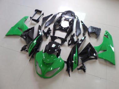 Grün und Schwarz 2009-2012 ZX6R Motorrad Verkleidung