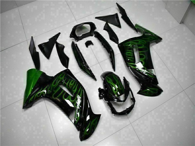 Grüne Flamme 2006-2008 EX650 Motorrad Verkleidung Grüne Flamme 2006-2008 EX650 Motorrad Verkleidung