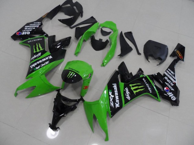 Grünes und Schwarz Monster 2008-2010 ZX10R Motorrad Verkleidung Grünes und Schwarz Monster 2008-2010 ZX10R Motorrad Verkleidung