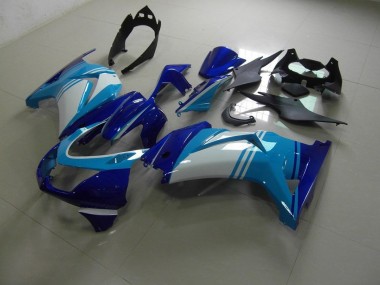 Hell und Dunkelblau 2008-2012 ZX250R Motorrad Verkleidung