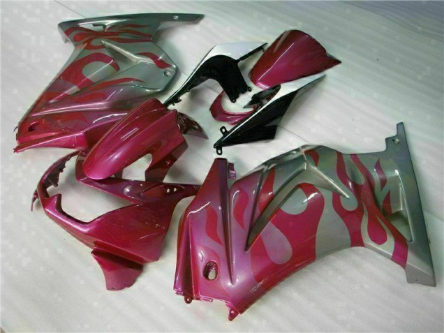 Lila Rot 2008-2012 EX250 Motorrad Verkleidung Lila Rot 2008-2012 EX250 Motorrad Verkleidung