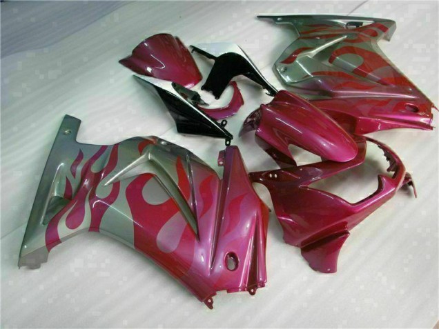 Lila Rot 2008-2012 EX250 Motorrad Verkleidung Lila Rot 2008-2012 EX250 Motorrad Verkleidung