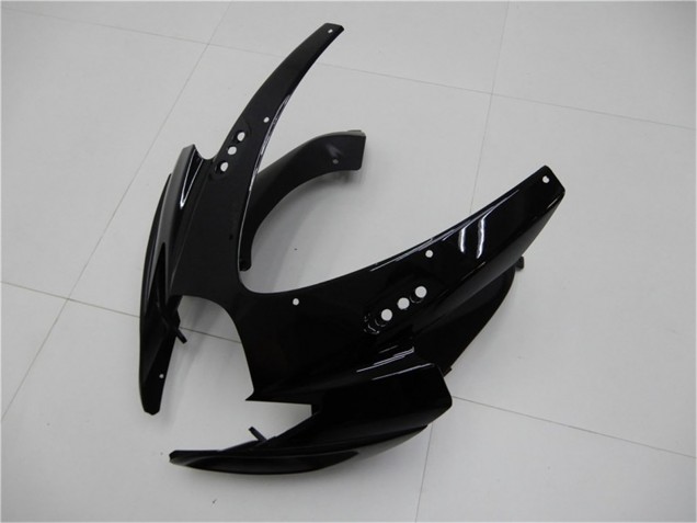Suzuki GSXR 600/750 Motorrad Verkleidung 2006-2007 - Matt Schwarz Glanzendes Schwarz