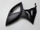 Suzuki GSXR 600/750 Motorrad Verkleidung 2006-2007 - Matt Schwarz Glanzendes Schwarz