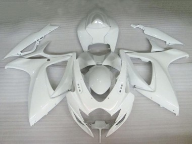 Suzuki GSXR 600/750 Motorrad Verkleidung 2006-2007 - Perl Weiss