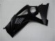 Suzuki GSXR 1000 Motorrad Verkleidung 2007-2008 - Glanzendes Schwarz Matt Schwarz Kein Aufkleber