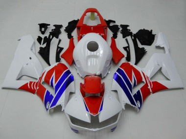Honda CBR600RR Motorrad Verkleidung 2013-2023 - Weiss Rot Blau