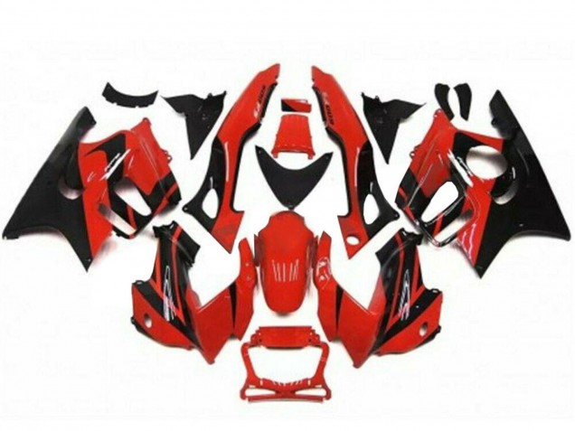 Honda CBR600 F3 Motorrad Verkleidung Kit 1995-1996 - Rot Glanzendes Schwarz
