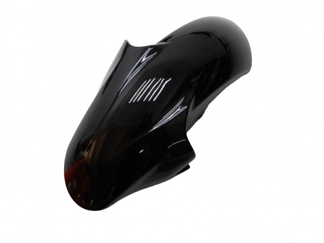 Yamaha YZF R6 Motorrad Verkleidung 1998-2002 - Glanzendes Schwarz Matt Schwarz
