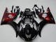 Yamaha YZF R6 Motorrad Verkleidung Kit 2003-2004 - Glanzendes Schwarz Rot
