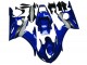 Yamaha YZF R6 Motorrad Verkleidung 2003-2004 - Blau Weiss
