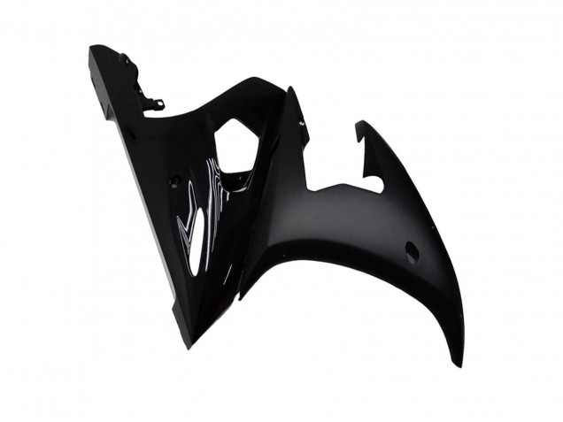 Yamaha YZF R6 Motorrad Verkleidung 2003-2004 - Glanzendes Schwarz Matt Schwarz