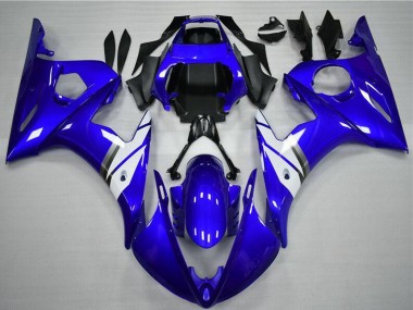 Yamaha YZF R6 Motorrad Verkleidung 2003-2004 - Blau Weiss
