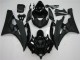 Yamaha YZF R6 Motorrad Verkleidung 2006-2007 - Glanzendes Schwarz Matt Schwarz