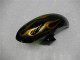 Yamaha YZF R6 Motorrad Verkleidung 2008-2016 - Glanzendes Schwarz Gold Flamme