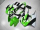 Kawasaki ZX6R Motorrad Verkleidung Kit 2000-2002 - Grun Weiss Schwarz