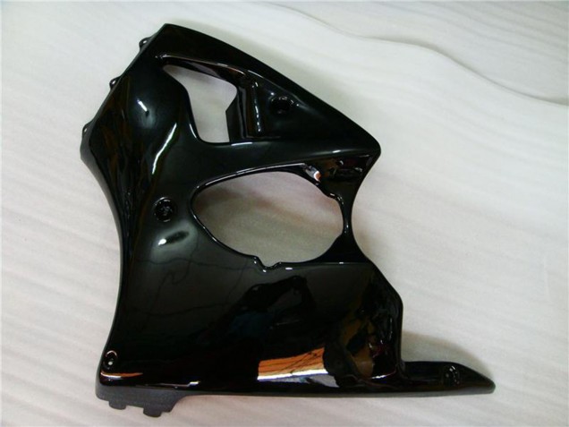 Kawasaki ZX6R Motorrad Verkleidung 2000-2002 - Glanzendes Schwarz
