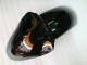 Kawasaki ZX6R Motorrad Verkleidung 2000-2002 - Glanzendes Schwarz