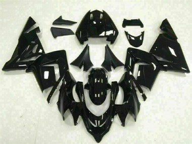 Kawasaki ZX10R Motorrad Verkleidung 2004-2005 - Glanzendes Schwarz