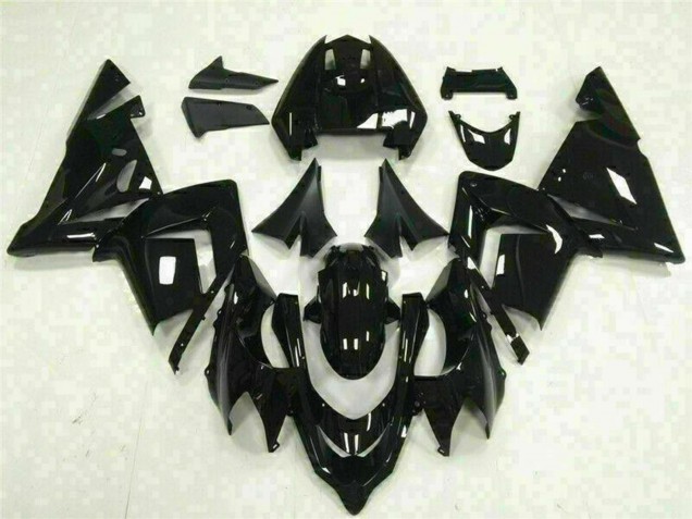 Kawasaki ZX10R Motorrad Verkleidung 2004-2005 - Glanzendes Schwarz
