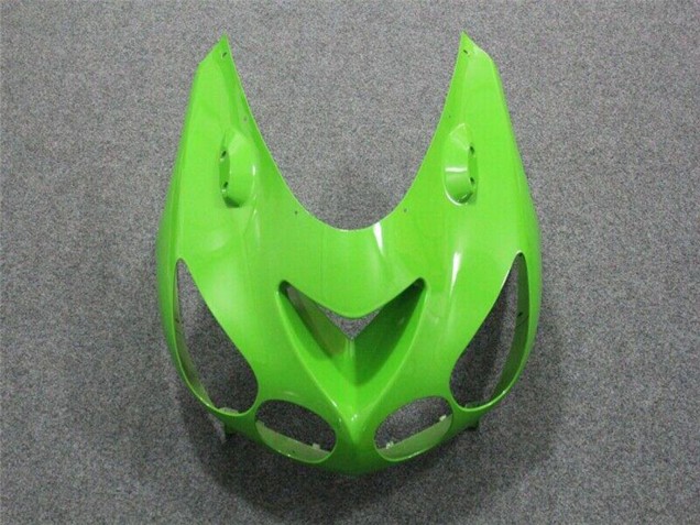 Kawasaki ZX14R ZZR1400 Motorrad Verkleidung 2006-2011 - Grun Glanzendes Schwarz