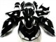 Kawasaki ZX14R ZZR1400 Motorrad Verkleidung 2006-2011 - Glanzendes Schwarz