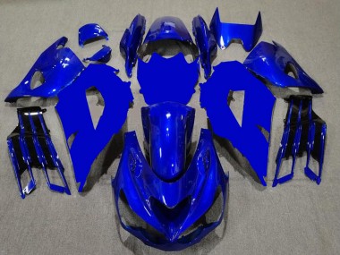 Kawasaki ZX14R ZZR1400 Motorrad Verkleidung 2012-2024 - Blau Schwarz