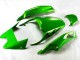 Kawasaki ZX14R ZZR1400 Motorrad Verkleidung 2012-2024 - Grun Glanzendes Schwarz