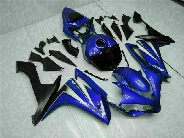 Yamaha YZF R1 Motorrad Verkleidung 2007-2008 - Blau Weiss Schwarz
