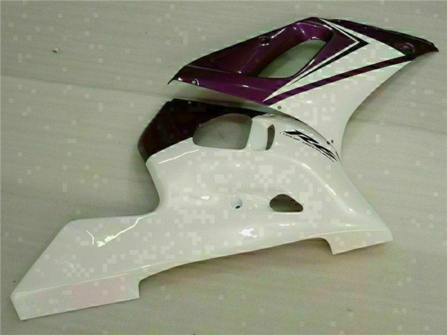 Yamaha YZF R6 Motorrad Verkleidung 1998-2002 - Weiss Lila