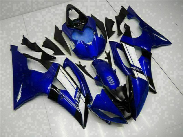 Yamaha YZF R6 Motorrad Verkleidung 2008-2016 - Blau Weiss