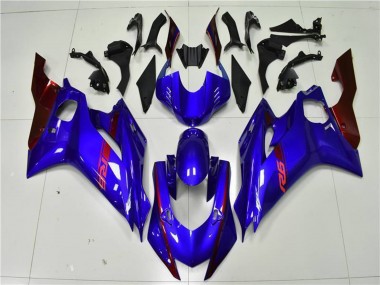 Yamaha YZF R6 Motorrad Verkleidung 2017-2023 - Blau Rot