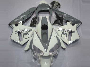 Honda CBR600RR Motorrad Verkleidung 2003-2004 - Weiss Grau Pramac