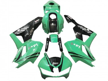 Honda CBR600RR Motorrad Verkleidung 2013-2023 - Grun Glanzendes Schwarz