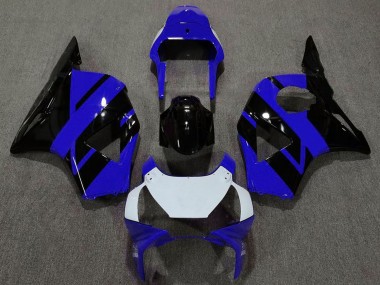 Honda CBR954RR Motorrad Verkleidung 2002-2003 - Blau Weiss Glanzendes Schwarz OEM Stil