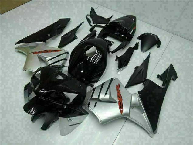 Honda CBR600RR Motorrad Verkleidung 2005-2006 - Glanzendes Schwarz Silber