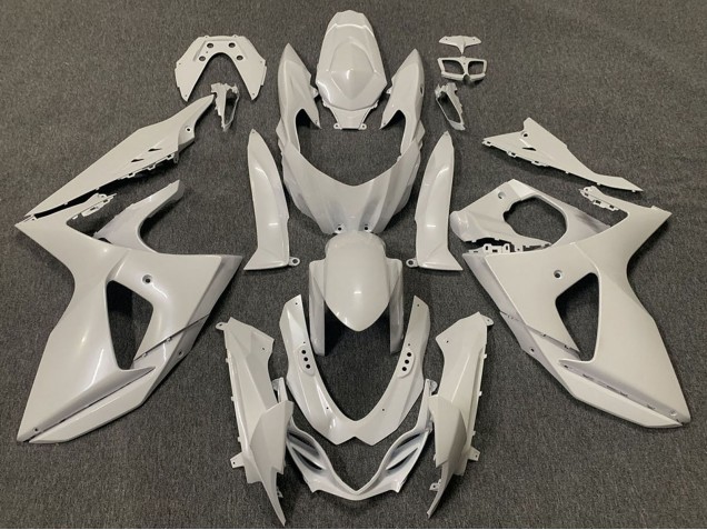 Suzuki GSXR 1000 Motorrad Verkleidung 2009-2016 - Glanzendes Weiss