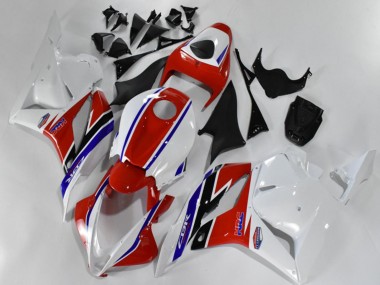 Honda CBR600RR Motorrad Verkleidung Kit 2009-2012 - Weiss Rot Blau