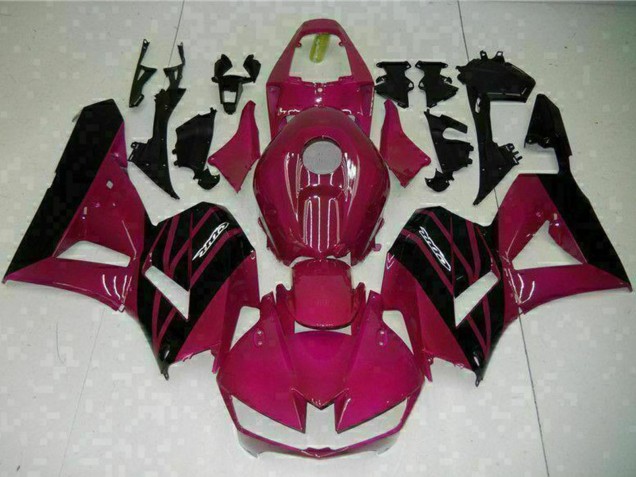 Honda CBR600RR Motorrad Verkleidung 2013-2023 - Lila Glanzendes Schwarz